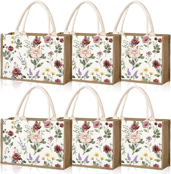 custom-burlap-rustic-tote product image 6