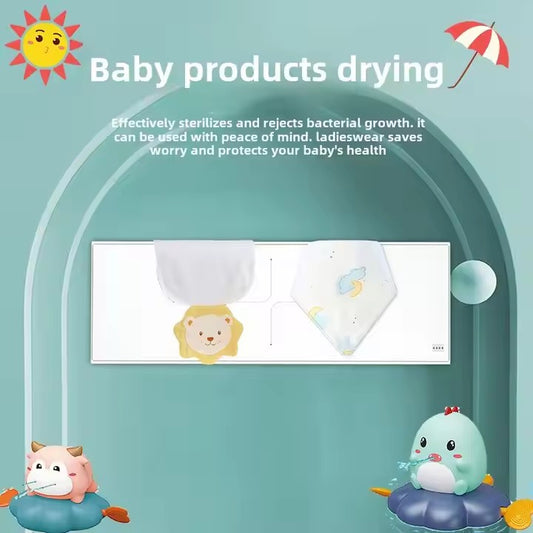 Baby products dryer cabinet - White UV sterilizer front view
