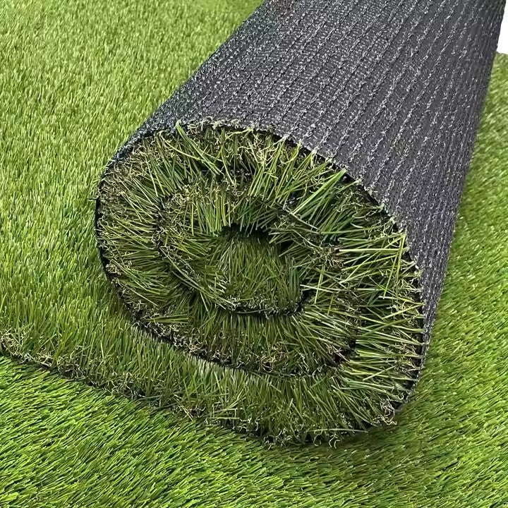 Artificial lawn installation - Green playground turf sports field