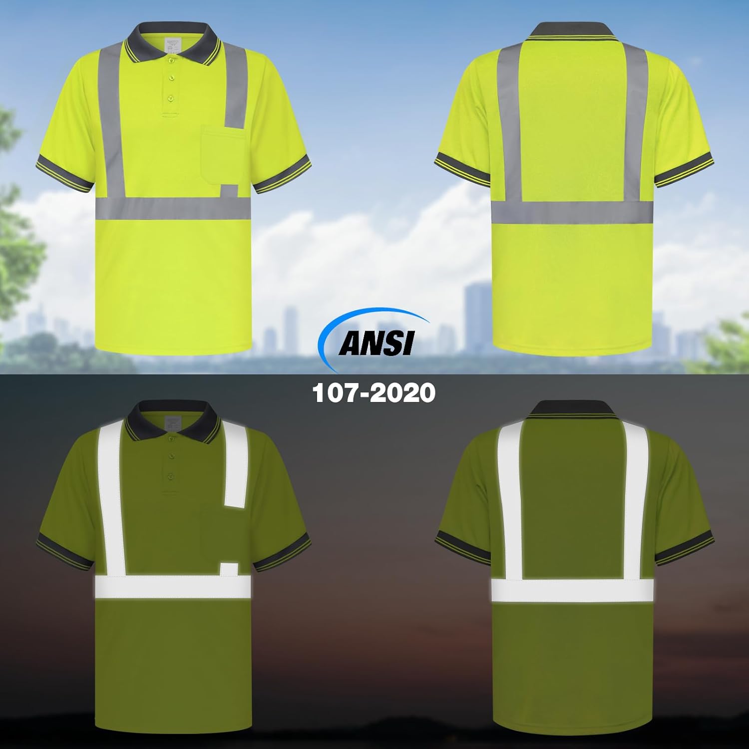 custom-high-vis-polo-shirt product image 5