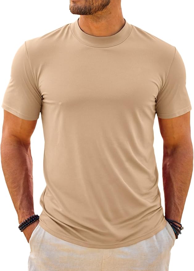 custom-mock-neck-tshirt product image 4