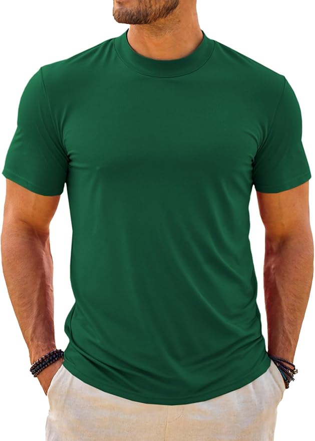 custom-mock-neck-tshirt product image 5