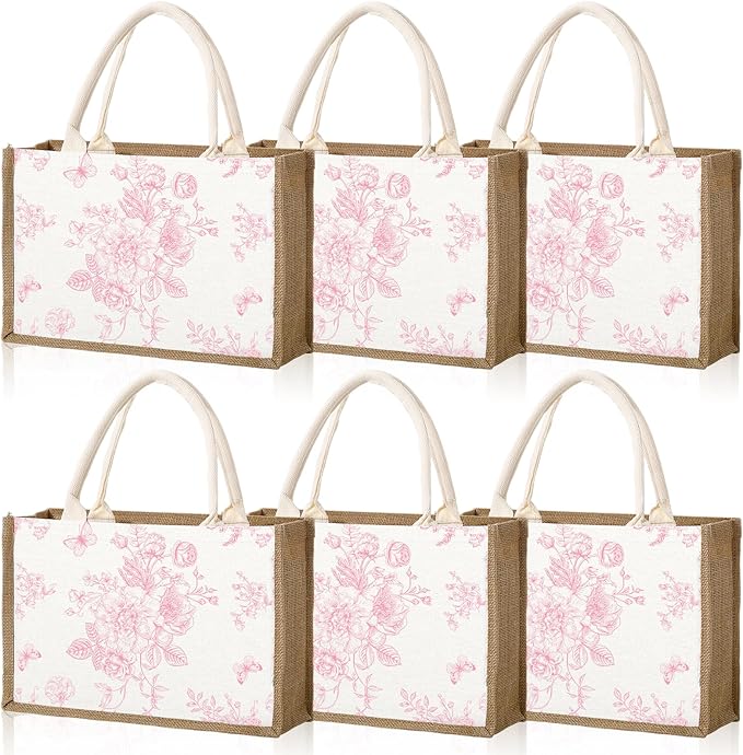custom-burlap-rustic-tote product image 1