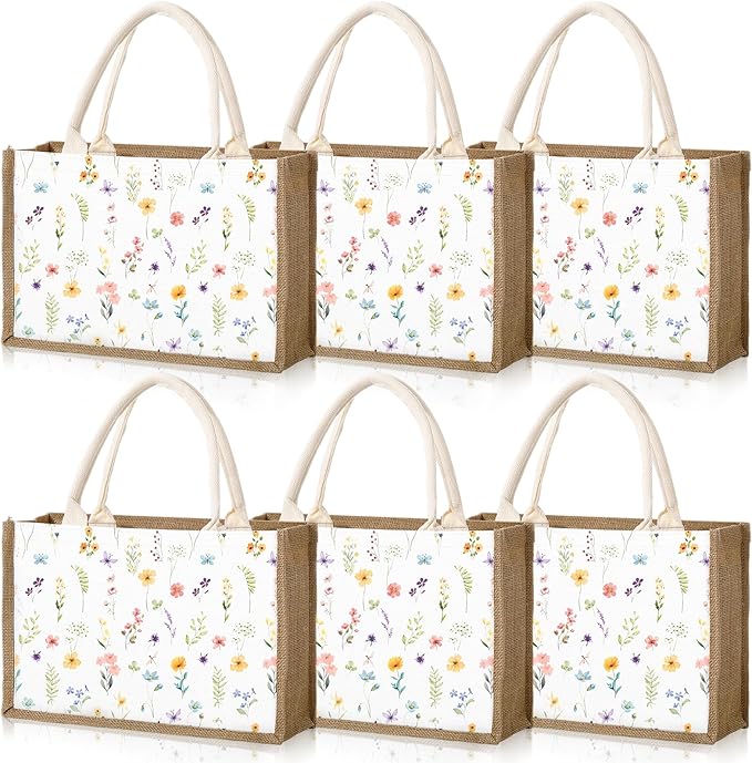 custom-burlap-rustic-tote product image 2