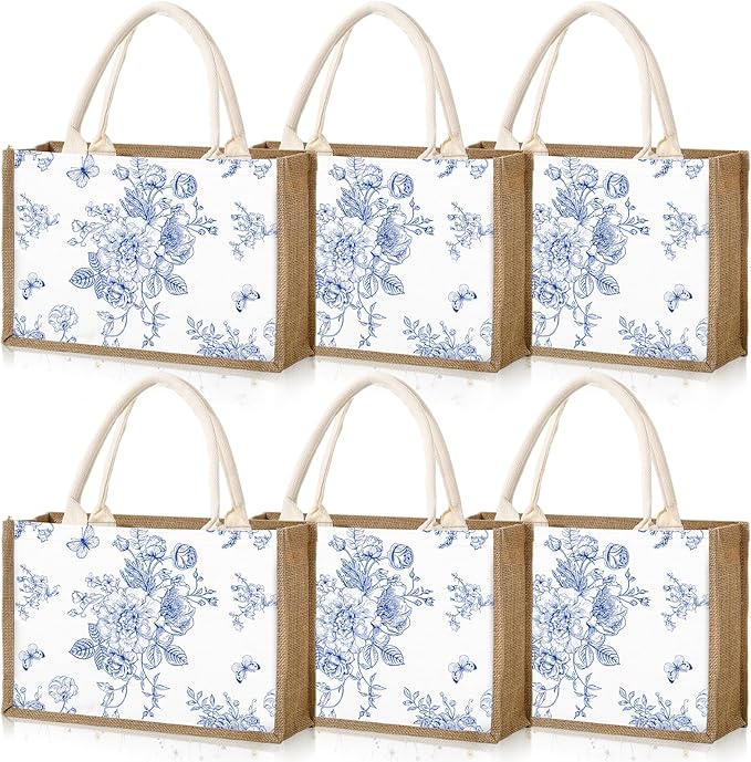 custom-burlap-rustic-tote product image 3