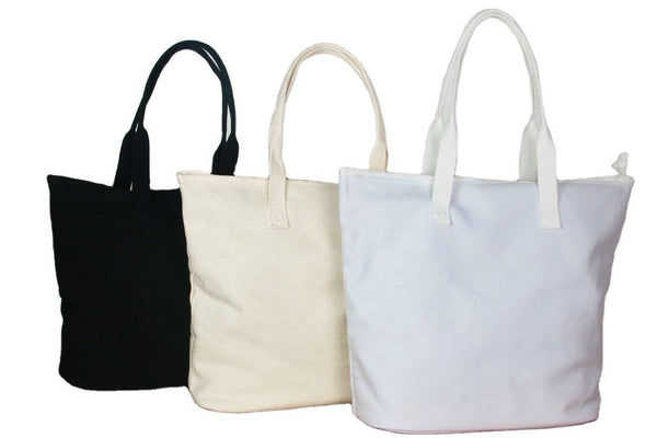 Custom Zipper Top Tote - Security