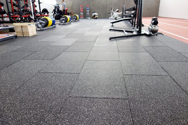 Custom Rubber Gym Flooring Tiles - Interlocking