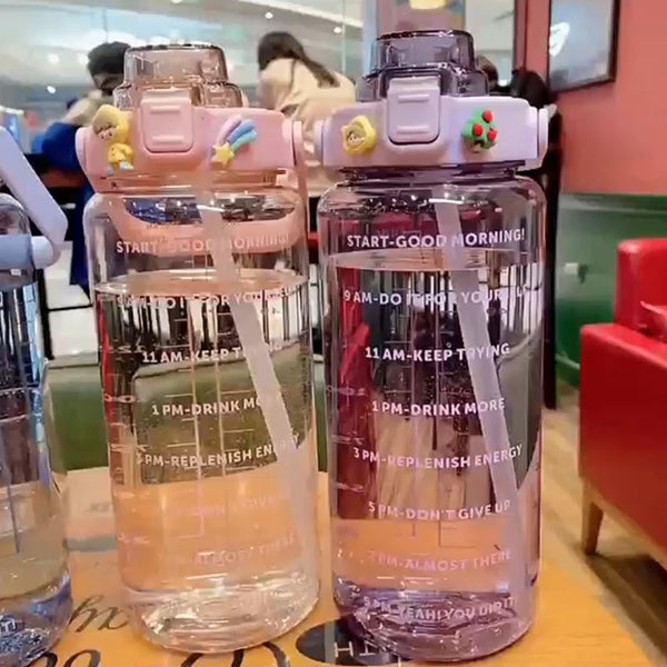 Custom Water Bottle with Time Marker