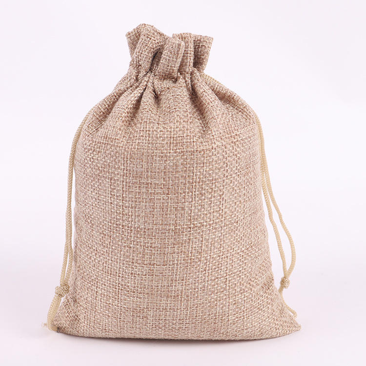 custom-eco-jute-drawstring-bag product image 1
