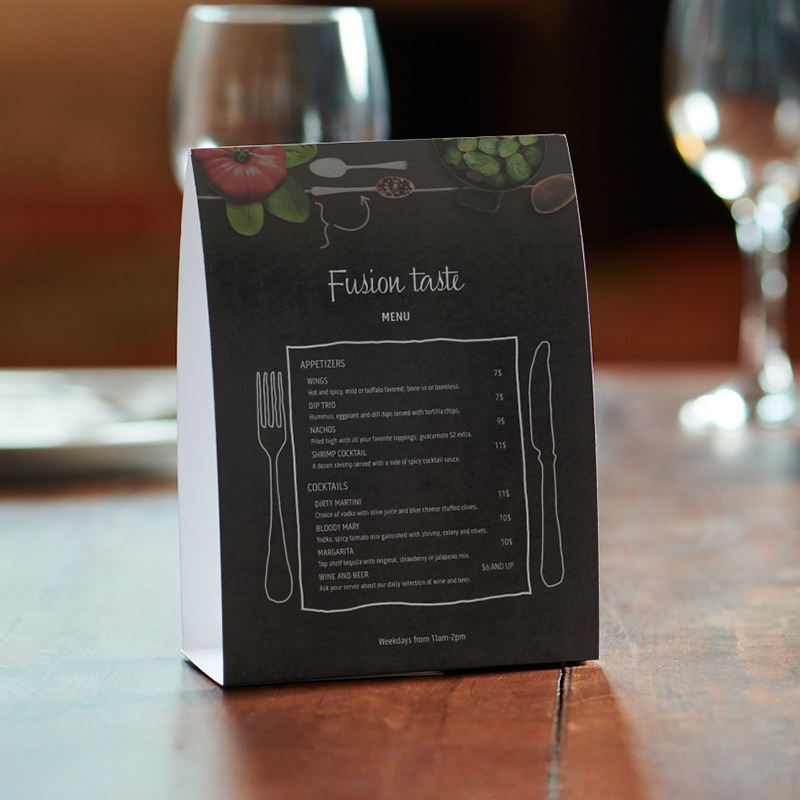 custom-cardboard-table-tent product image 2