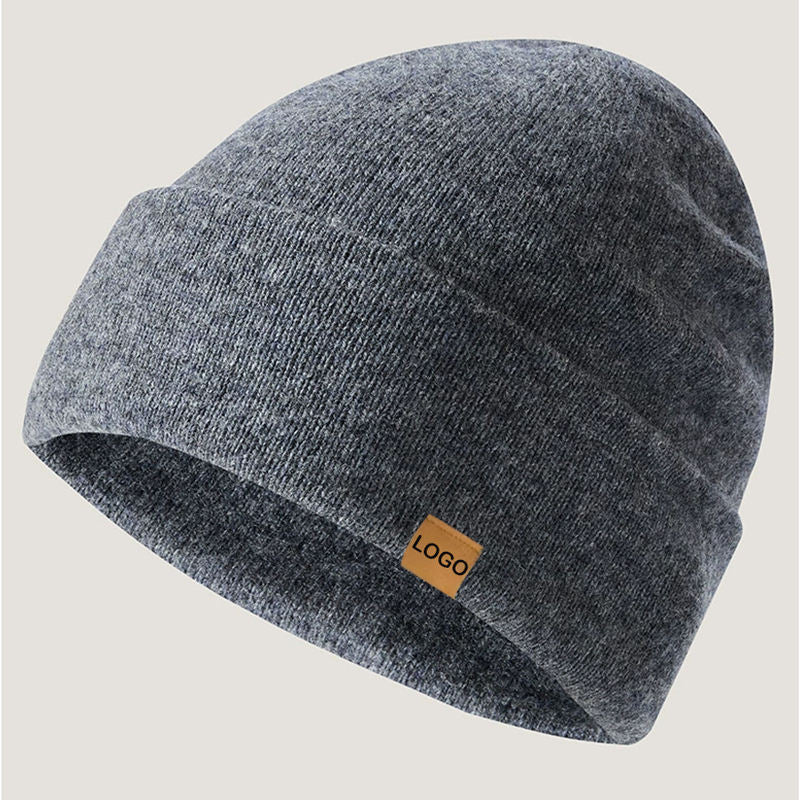 Custom Wool Blend Beanie - Premium