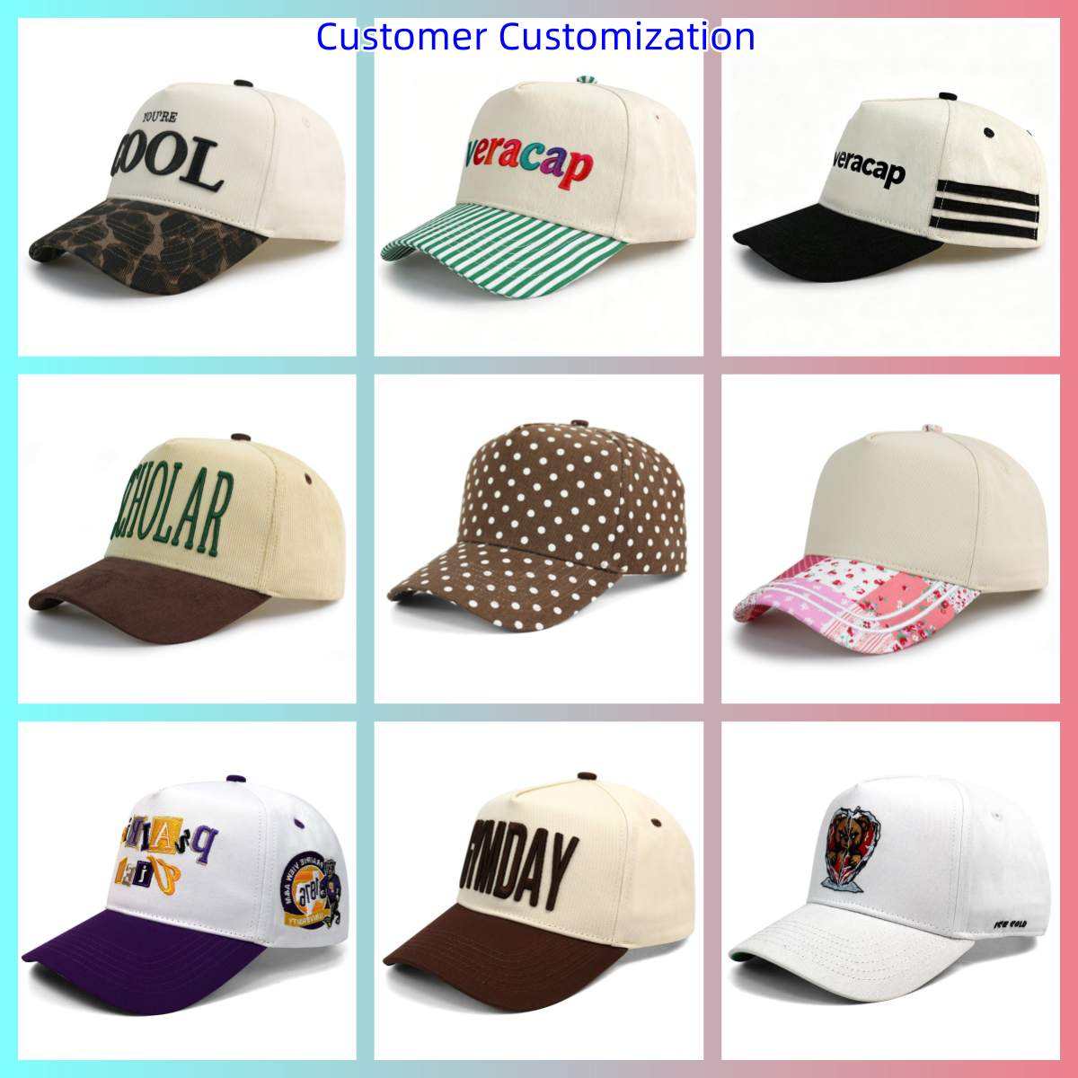 custom-retro-ringer-cap product image 3