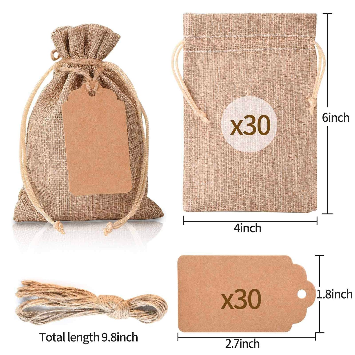 custom-eco-jute-drawstring-bag product image 4