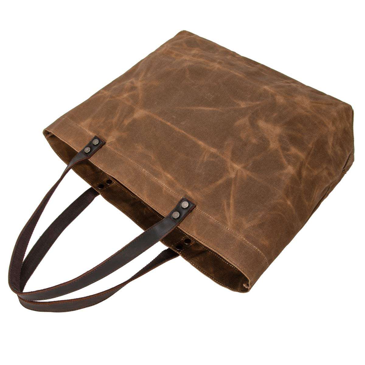 custom-waxed-canvas-waterproof-tote product image 5