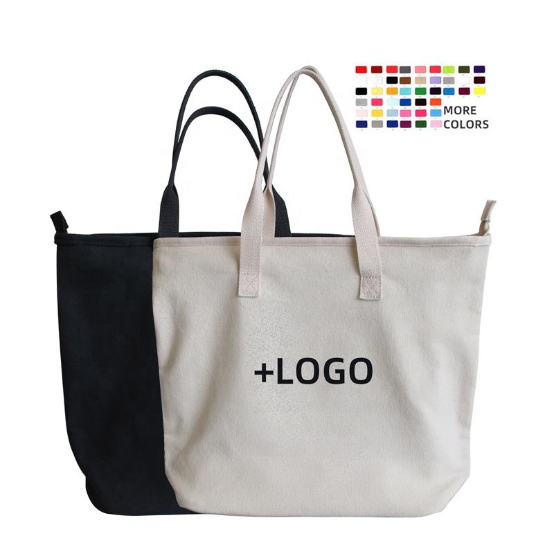 custom-zipper-top-tote product image 5