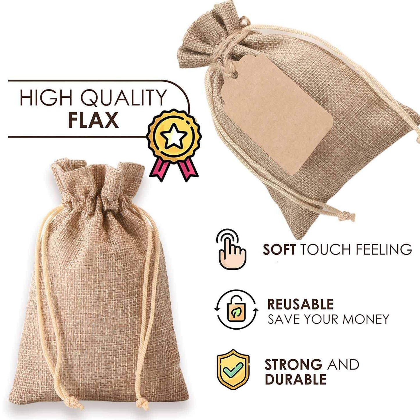 custom-eco-jute-drawstring-bag product image 6