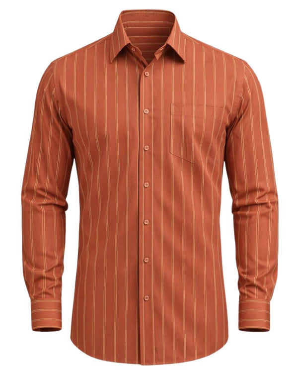 Custom Striped Dress Shirt - Pinstripe