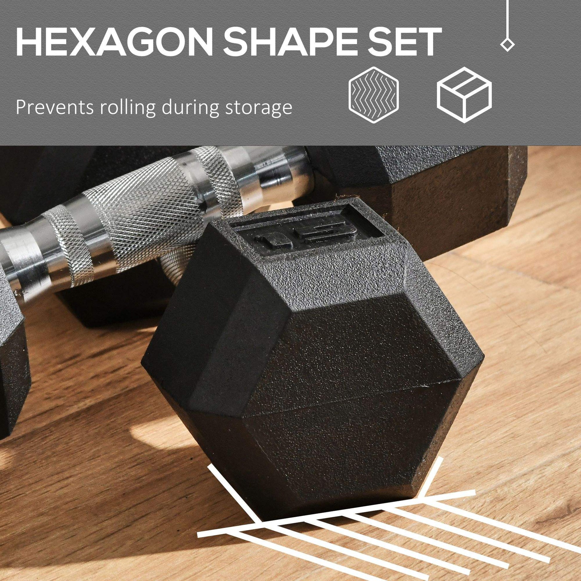 custom-rubber-dumbbell-set-pair product image 4