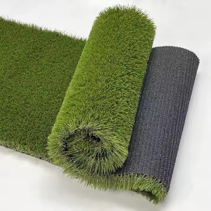 Synthetic turf roll - Green artificial grass rolled product view