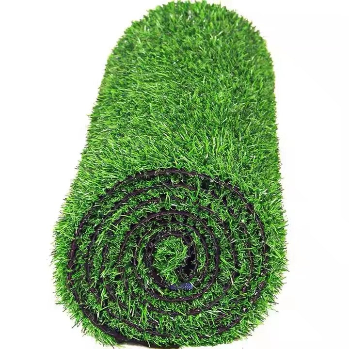 Artificial lawn finished - Green completed installation showcase