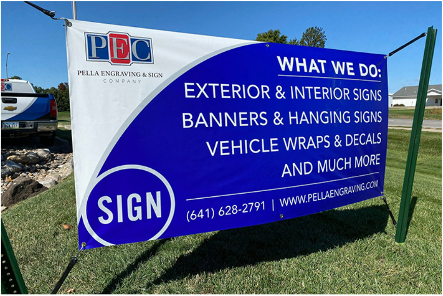 Custom Mesh Fence Banner for Restaurant and Bar