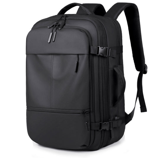 Custom multifunctional backpack carried as a handbag by the side foam handle