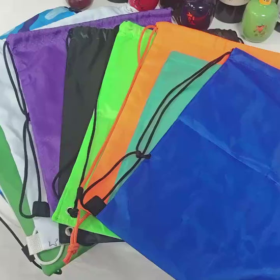 custom-waterproof-drawstring-bag product video
