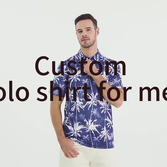 custom-heather-polo-shirt product video
