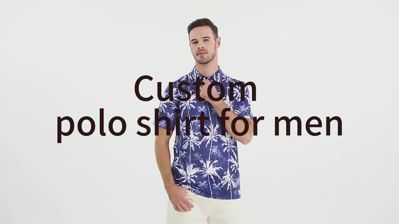 custom-heather-polo-shirt product video