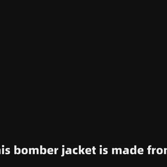 Product video for bomber-multicolor-m.mp4