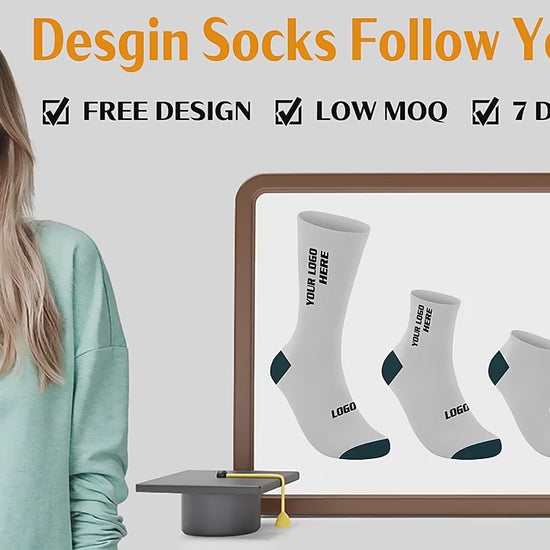 custom-socks product video