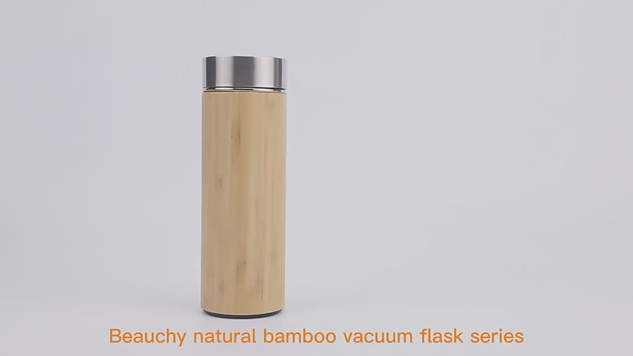 custom-bamboo-water-bottle product video