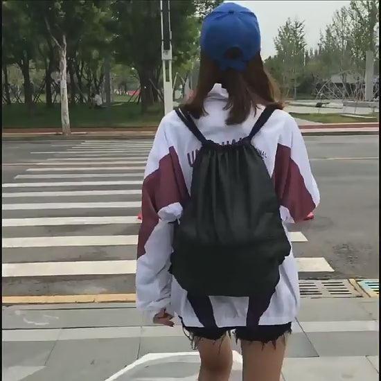 custom-drawstring-cinch-bag product video