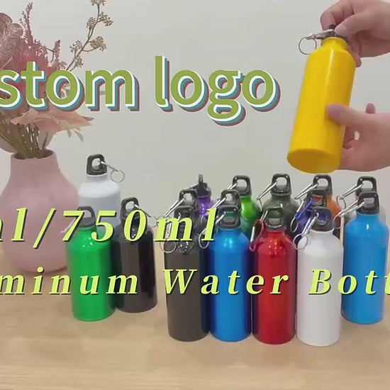 custom-aluminum-water-bottle product video