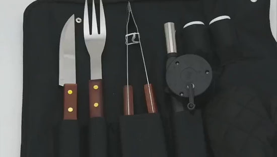 custom-barbecue-apron-set product video