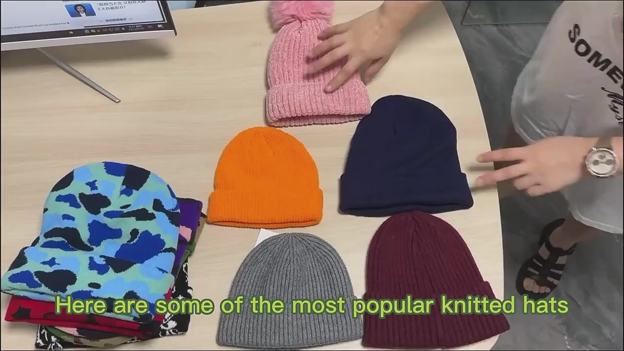 custom-wool-blend-beanie product video